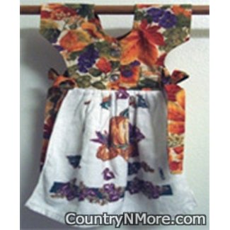 fall leaves oven door dress