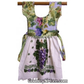 napa valley wine grape oven door dress