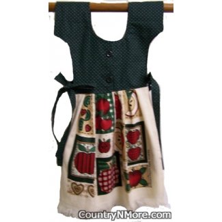 plaid apple oven door dress