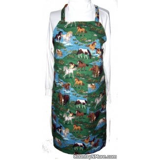 horse country bbq apron