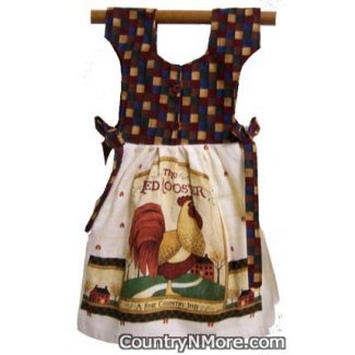 red rooster oven door dress