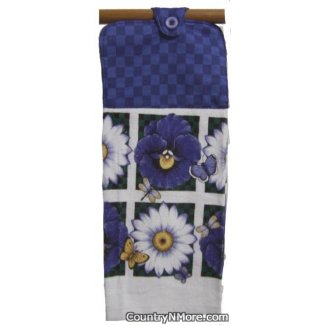 floral oven door towel 164