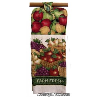 farm fresh oven door towel