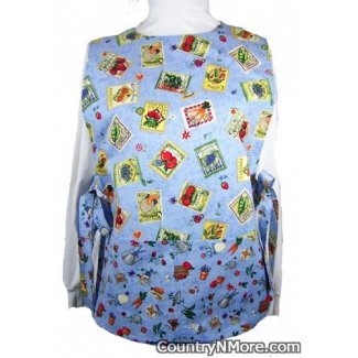 gardening seed packet reversible cobbler apron