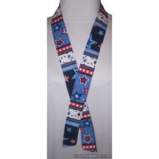 patriotic stars stripes neck cooler