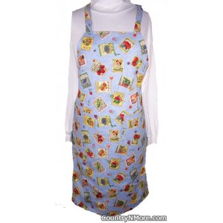 gardening seed packet reversible bbq apron