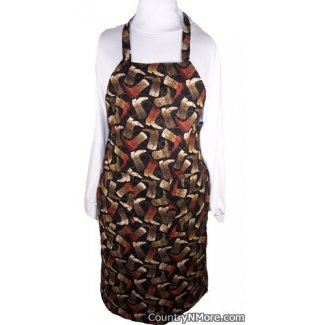 cowboy gear boots bbq apron