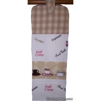 gourmet coffee oven door towel