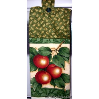 delicious apple oven door towel