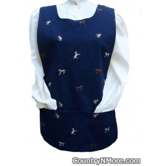 embroidered horse denim bandana cobbler apron