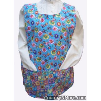 cute butterflies flowers cobbler apron