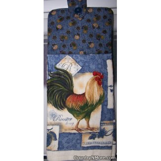 rooster living oven door towel