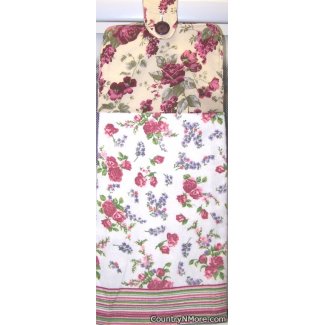 gorgeous rose oven door towel