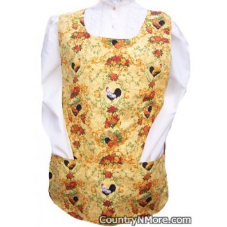 gorgeous rooster cobbler apron