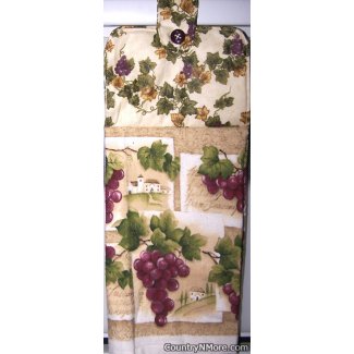 napa valley wine country oven door towel