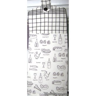 fine food oven door towel