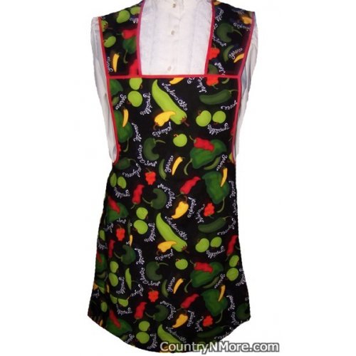 hot chili pepper vintage inspired apron