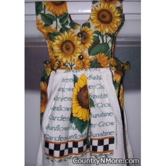 garden sunflower oven door dress