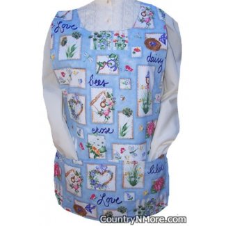 garden flower cobbler apron 933