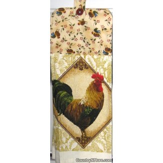 rooster oven door towel 975