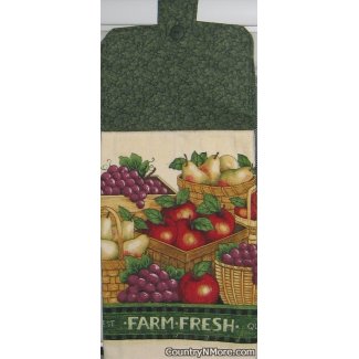 farm fresh fruit oven door towel 1028