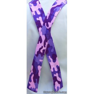 purple pink camouflage neck cooler hot weather