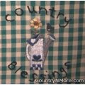 embroidered watering country blessings kitchen towel