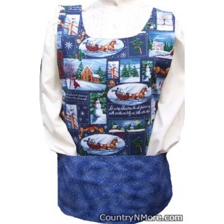 keep christmas old fashioned way cobbler apron