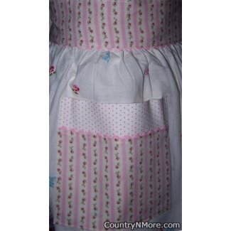 vintage pillowcase waist apron