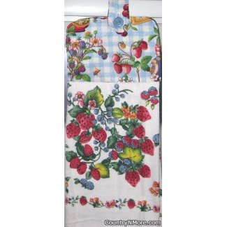 delicious berry oven door towel