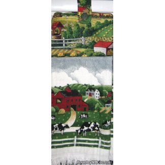 farmland country oven door towel