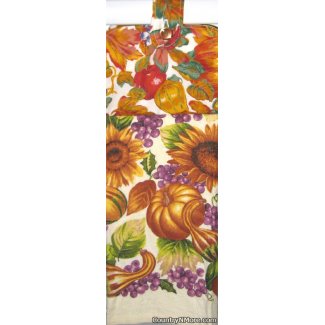 fall sunflowers pumpkins apples squash oven door towel