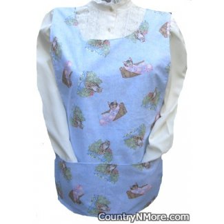 darling kitten butterfly cobbler apron