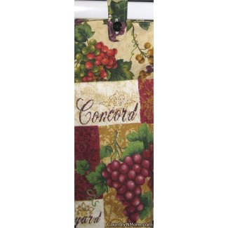 delicious concord grape oven door towel