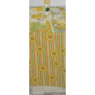 fresh homemade lemonade oven door towel