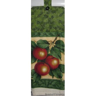 delicious apples tree oven door towel