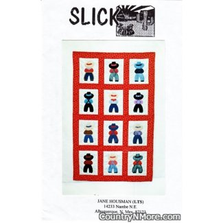 cowboy sam slick applique quilt pattern