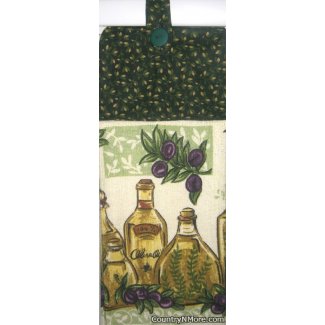 olive oil oven door towel