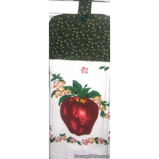 fresh apple orchard oven door towel