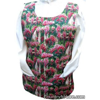 floral garden wildflower cobbler apron