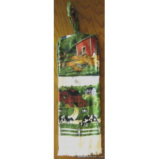 farm life hanging kitchen towel 1