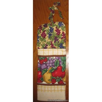 fresh fruit hanging kitchen towel 1632