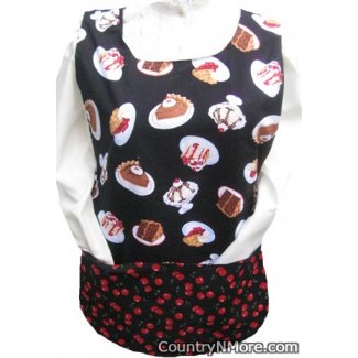 delicious pies cherry reversible cobbler apron