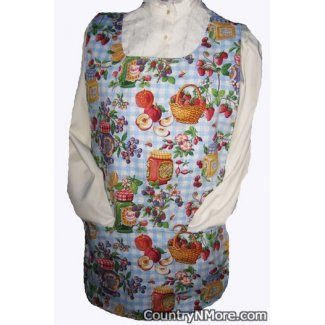 fresh fruit jam reversible cobbler apron lg xl