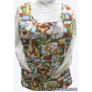 give dog bone reversible cobbler apron