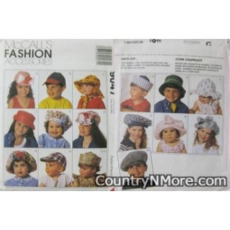 mccalls fashion hats 9047