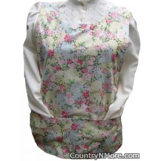 pretty rose cobbler apron lg xl