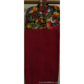 delicious fruit oven door kitchen tea towel