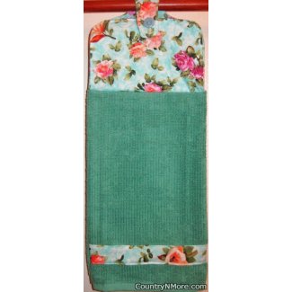 gorgeous rose oven door kitchen tea towel