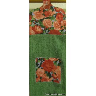 gorgeous rose oven doort kitchen towel